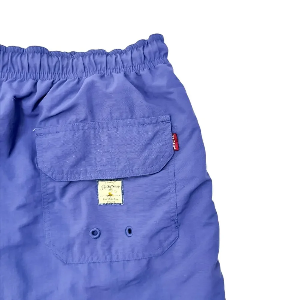 Tommy Bahama Blue Nylon Quick Dry Swim Trunks Men's XL